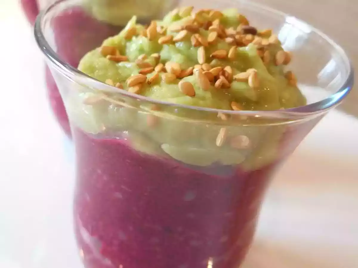 Verrine betterave rouge & avocat - photo 2