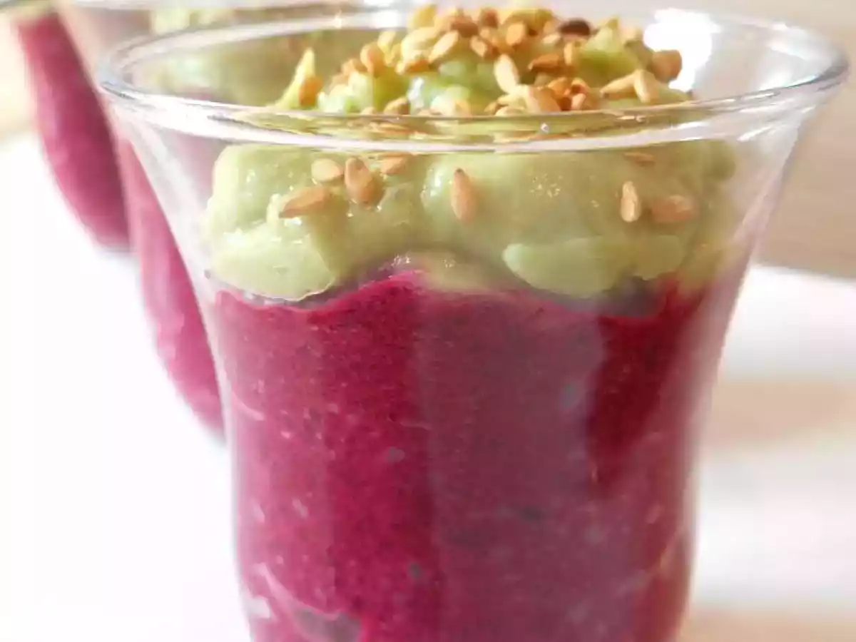 Verrine betterave rouge & avocat - photo 3