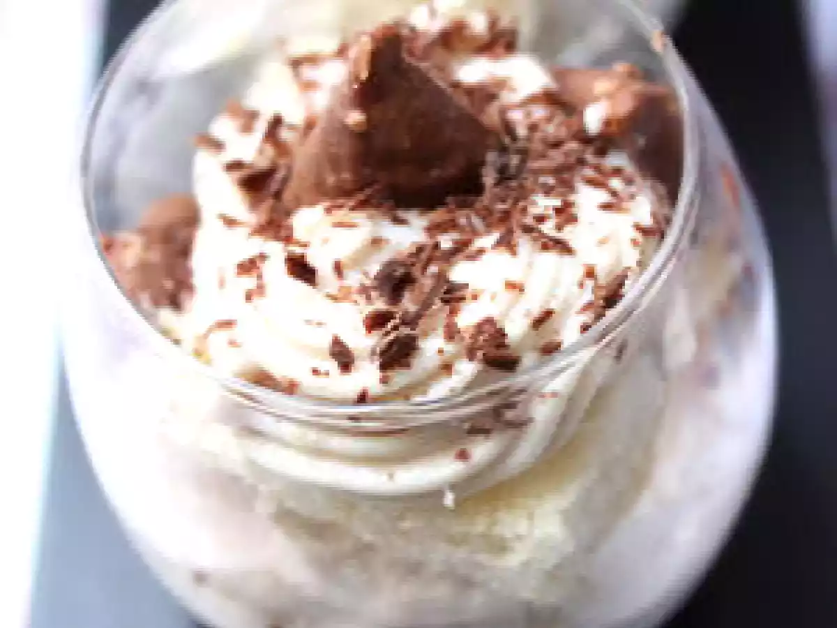 Verrine briochée à la ricotta et crème de Haricots de Soissons