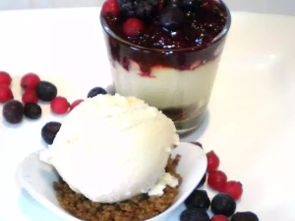 Verrine Cheesecake aux fruits des bois