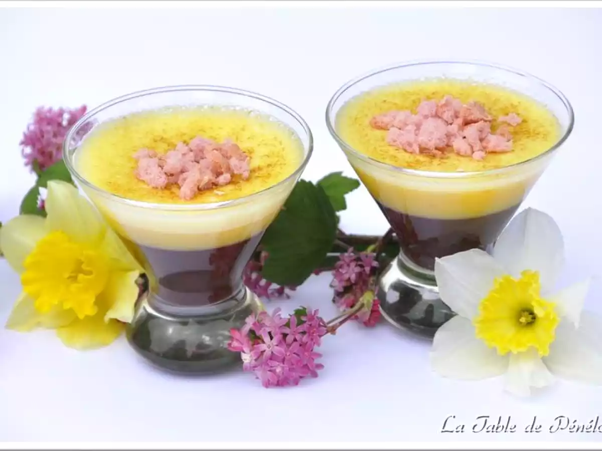 Verrine Chocolat et Sabayon Flambé à l'Orange - photo 3