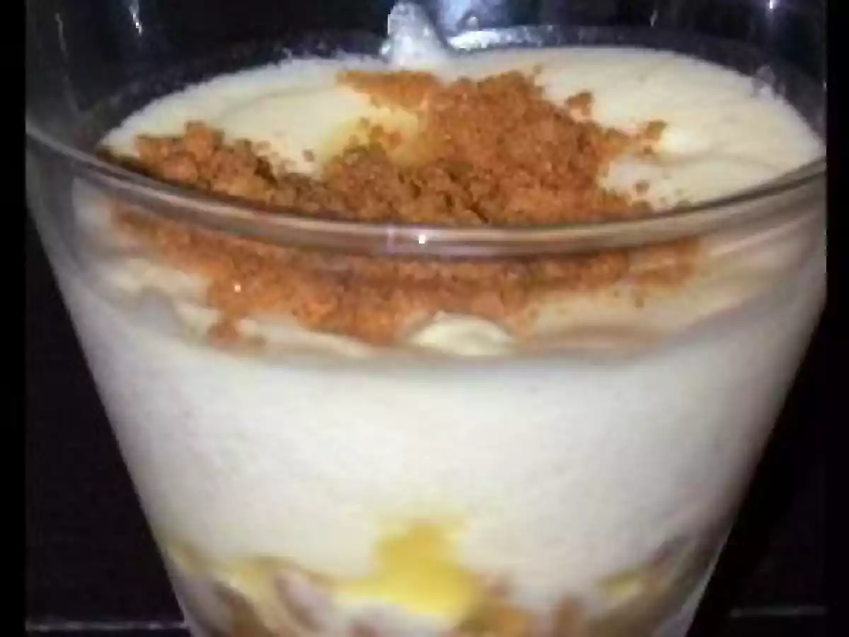 Verrine citron speculoos