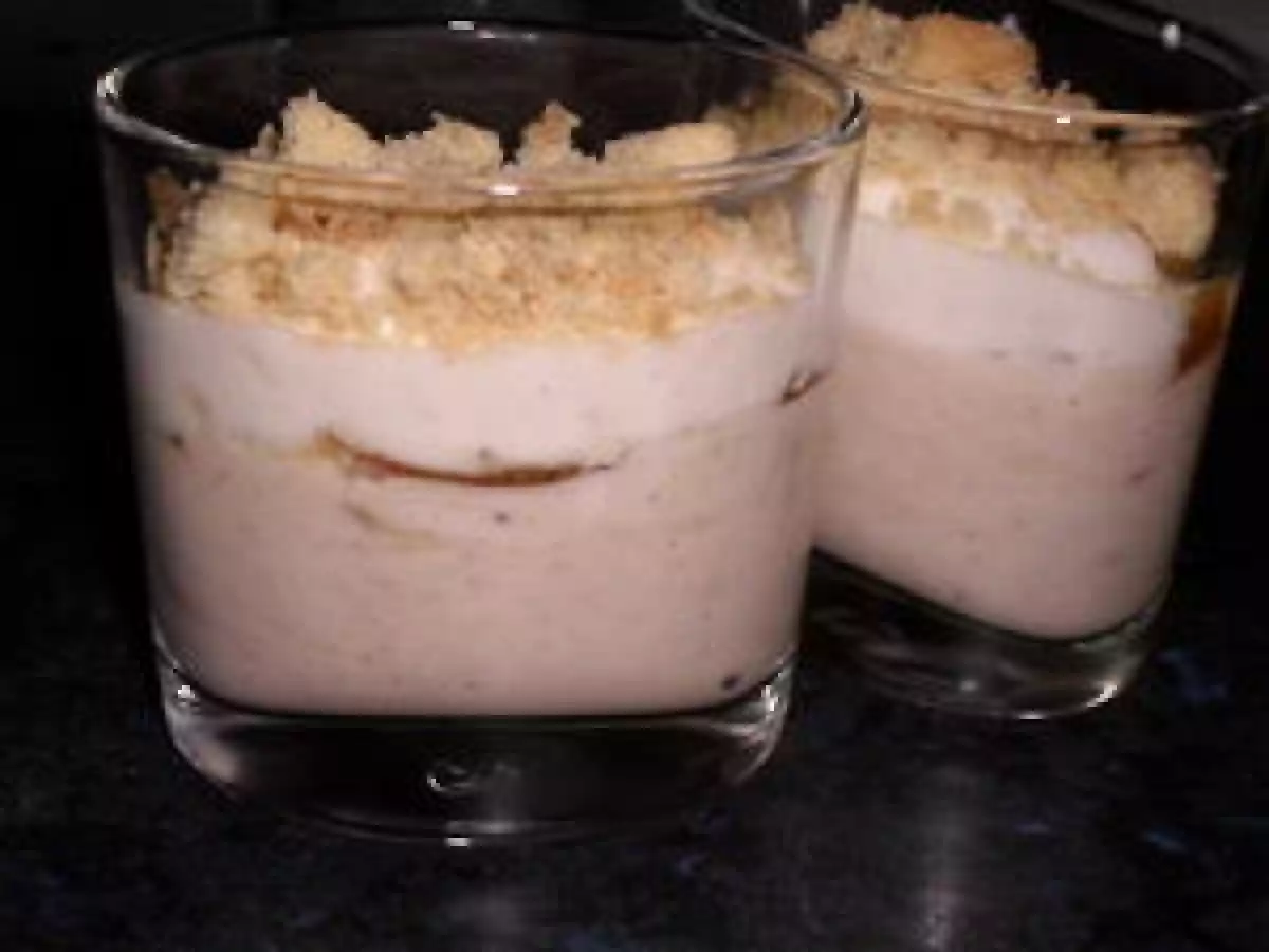 VERRINE CREME DE MARRON ET CLEMENTINE CONFITE