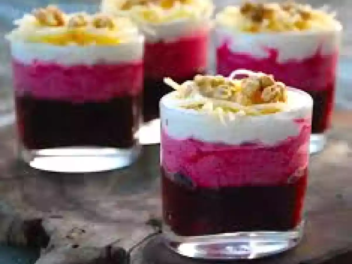 Verrine de betteraves