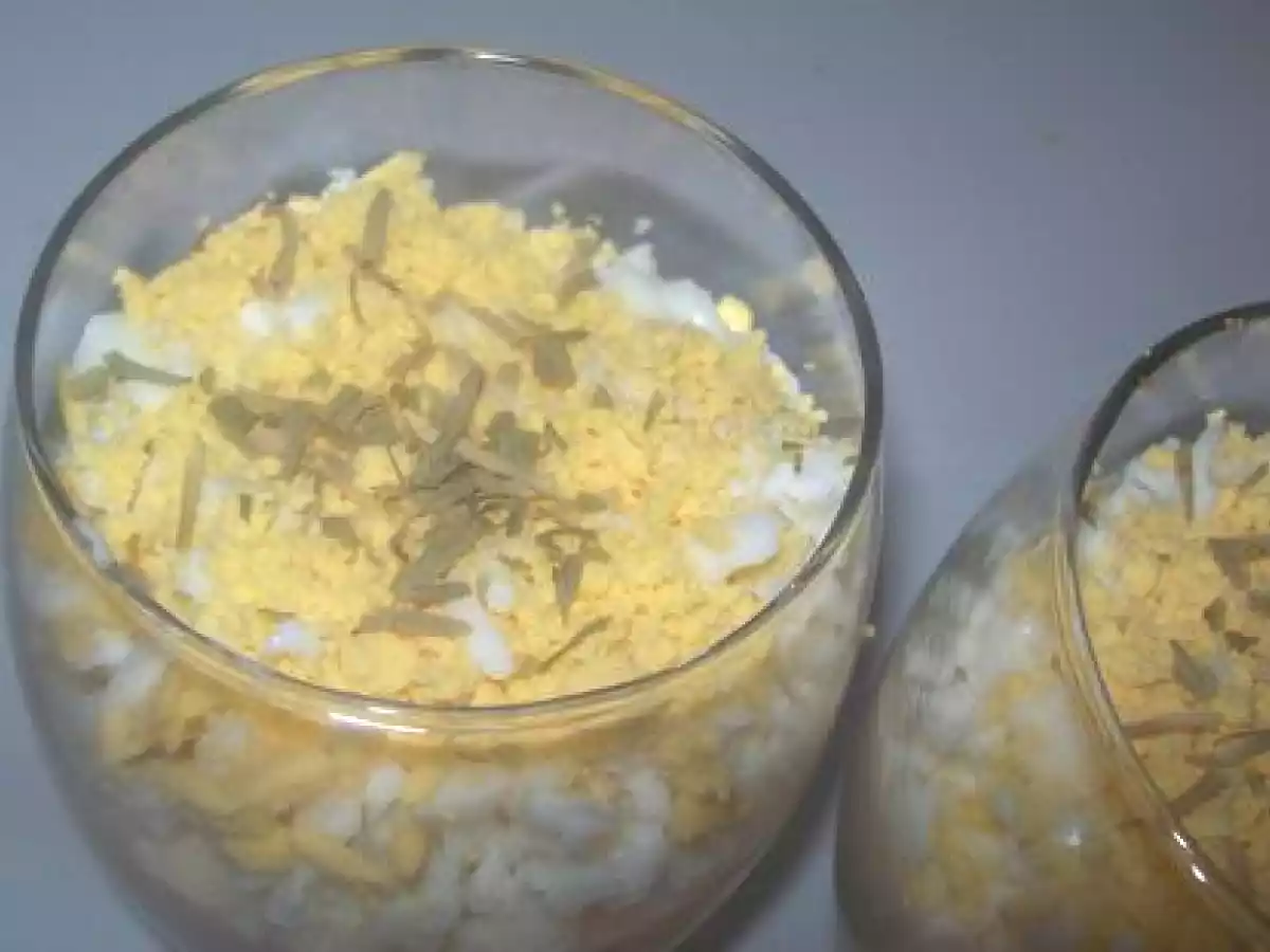 Verrine de crabe mimosa - photo 2