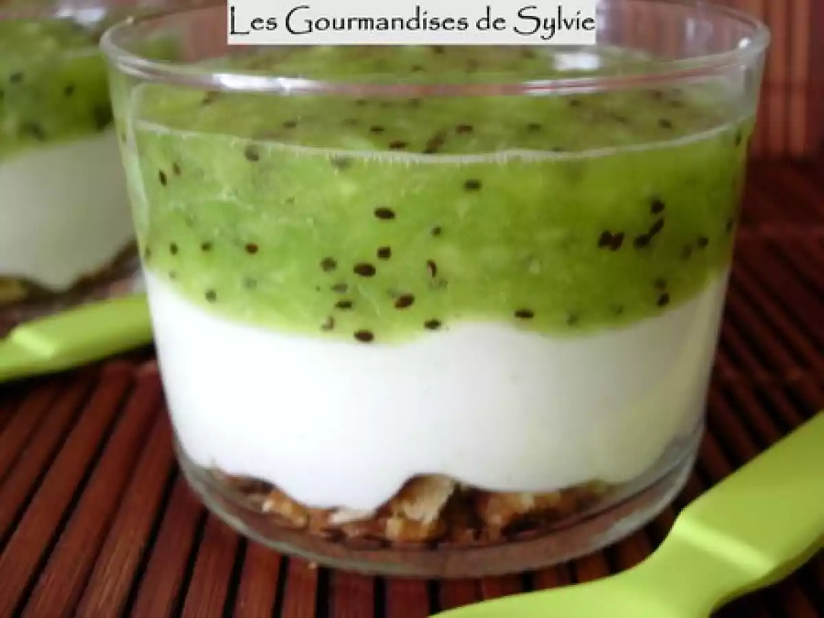 Verrine de Crème d'Amande au Kiwi - photo 2