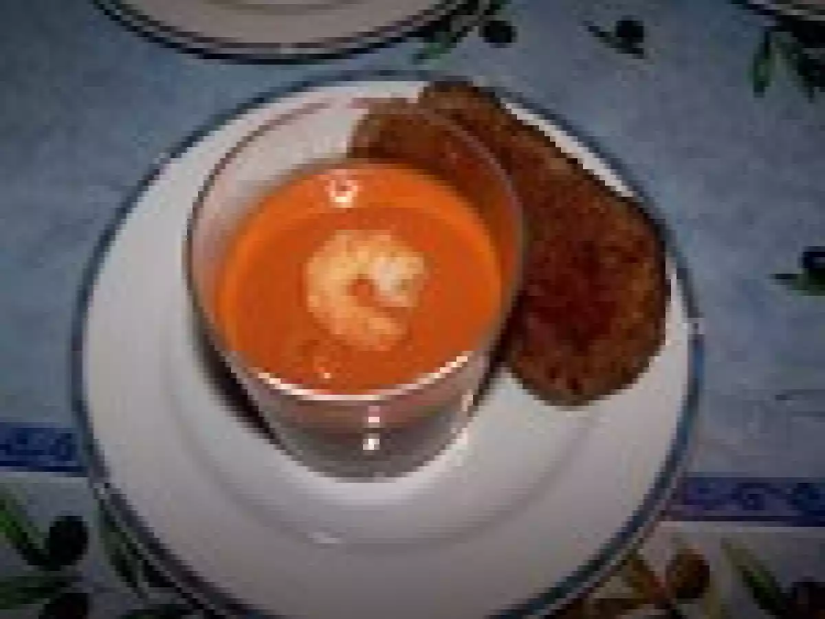 VERRINE DE CREVETTES, AUX ARTICHAUTS ET TOMATES - photo 2