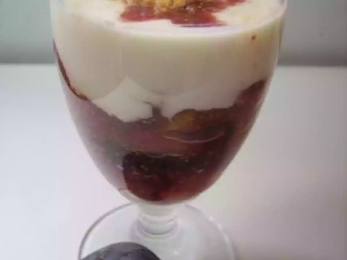 VERRINE DE FIGUES POÊLÉES AU MIEL ET SA CRÈME DE YAOURT - photo 2