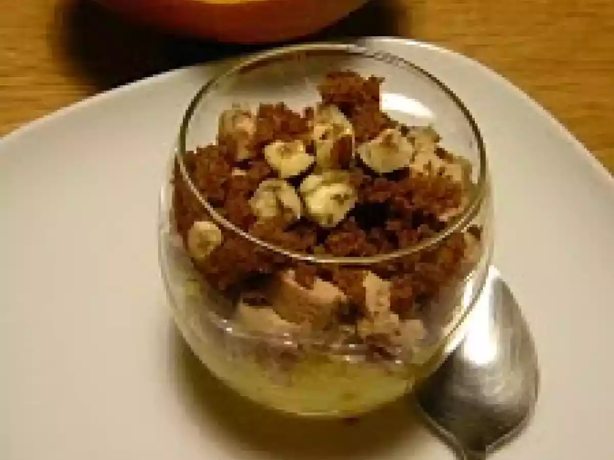 Verrine de Foie Gras, Mangue, Pain d'Epice