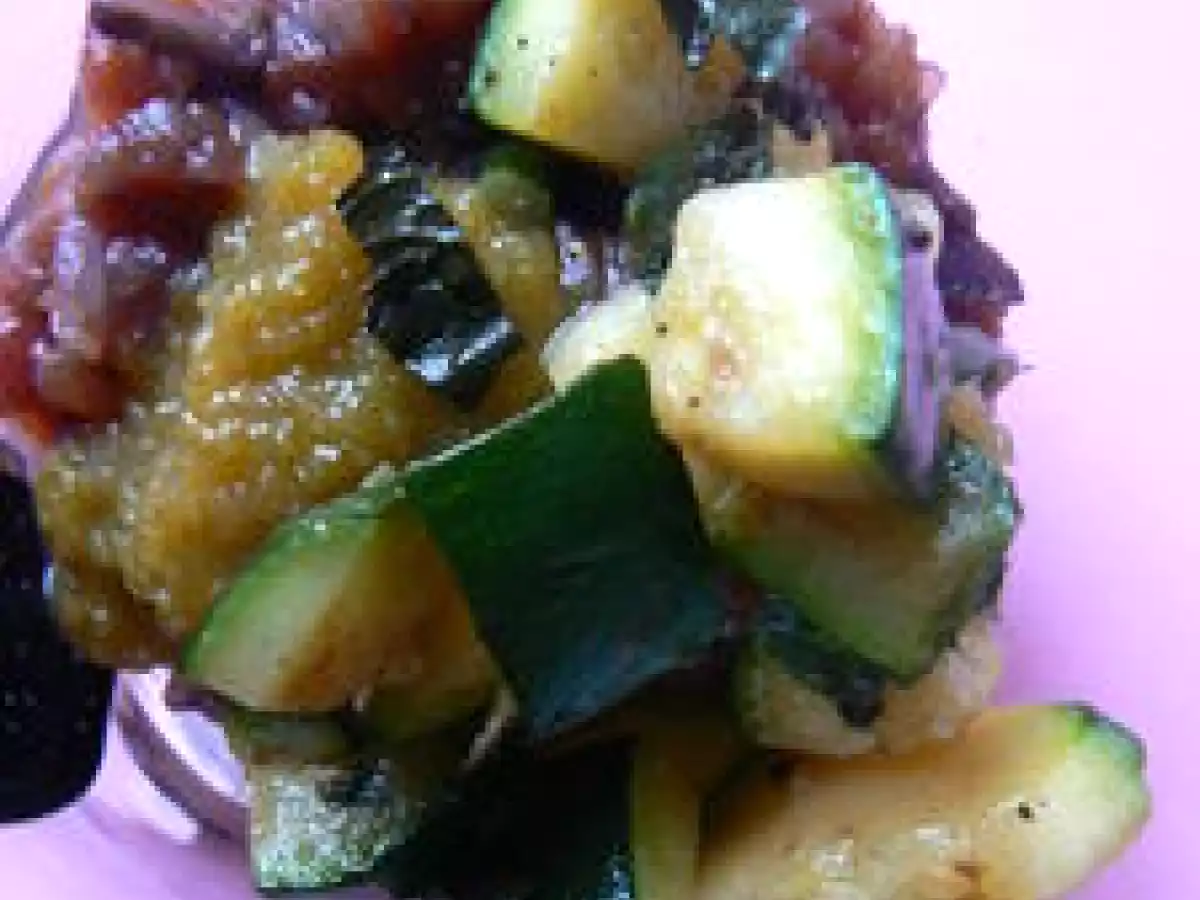 Verrine de légumes, confiture d'olives vertes - photo 2