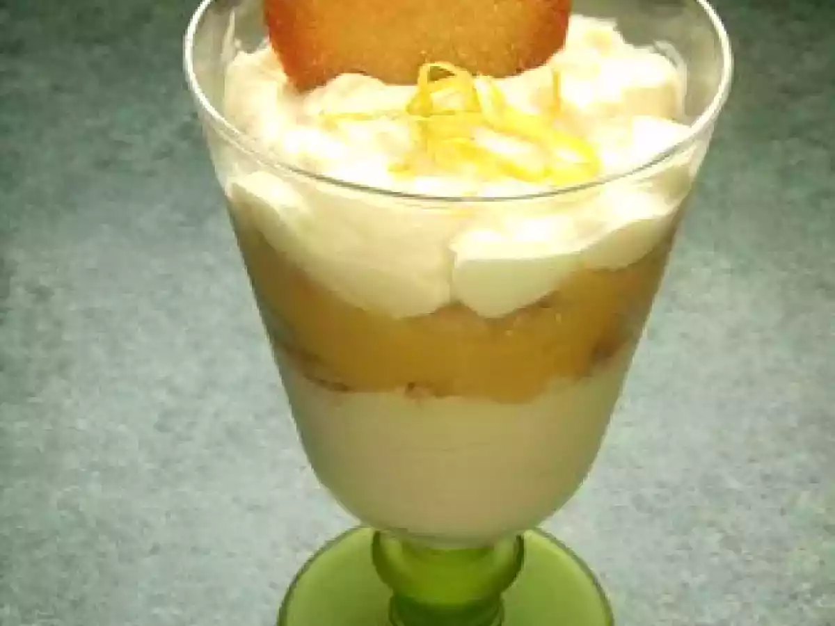 VERRINE DE MOUSSE AU CITRON