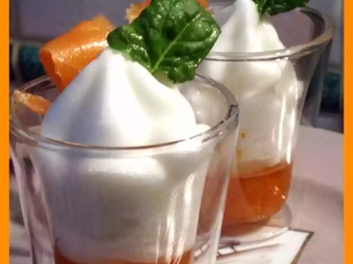 Verrine de mousse de fenouil aux 2 saumons