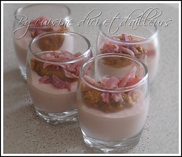 Verrine de mousse de jambon et pesto rosso Recette Ptitchef