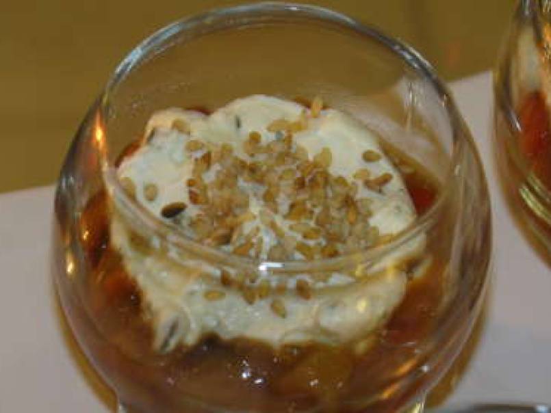 Verrine de poivrons et fromage frais aux herbes - photo 2