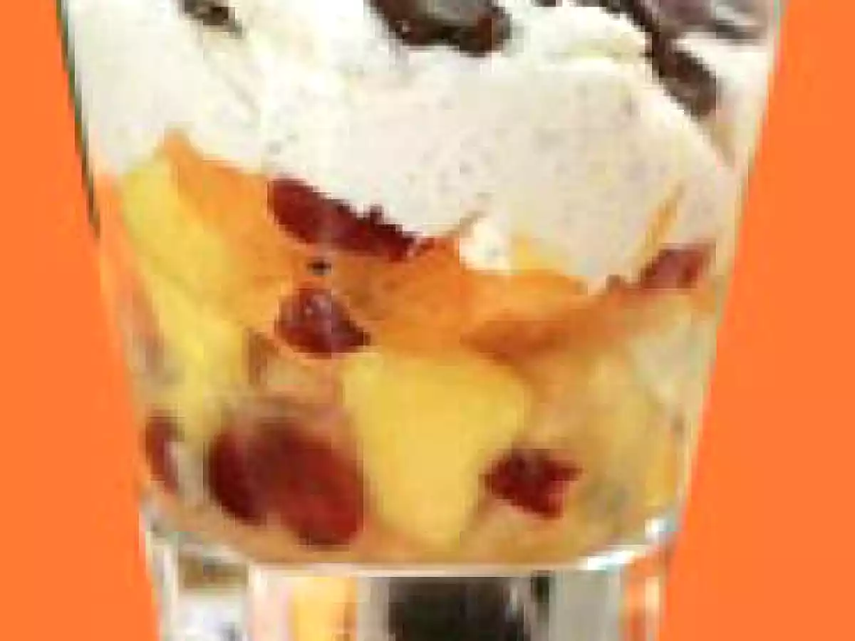 verrine de salade de fruits de noël et sa mousse de yaourt - photo 3