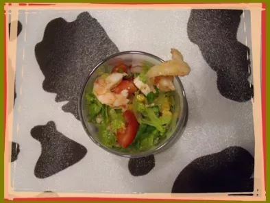 Verrine de Salade Folle à la Crevette et Maïs - photo 4