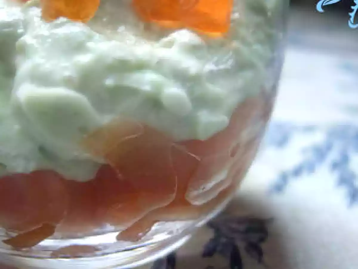 Verrine de saumon et d'avocat à la ricotta