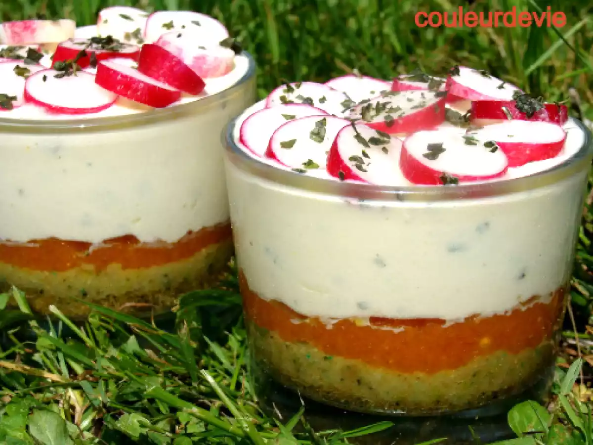 Verrine de tiramisu salé - photo 3