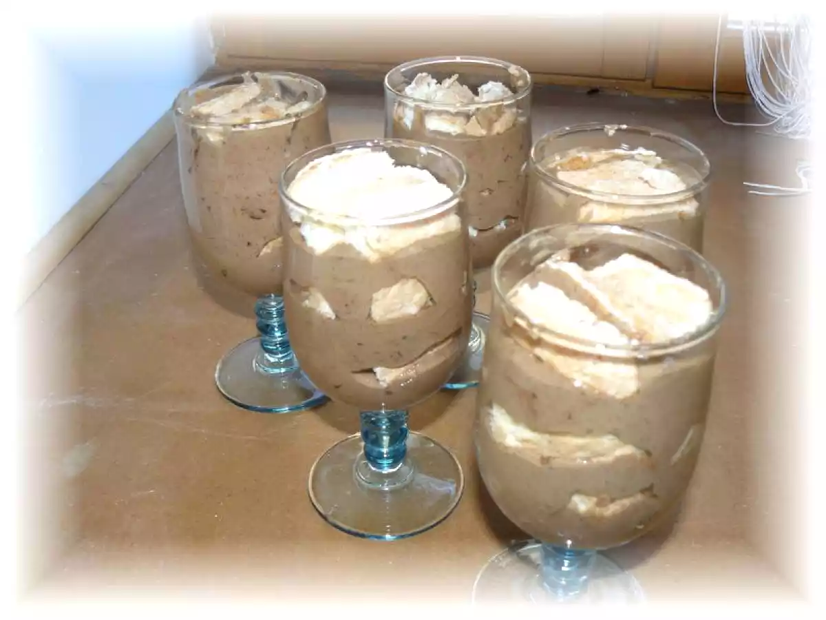 Verrine façon charlotte au chocolat !