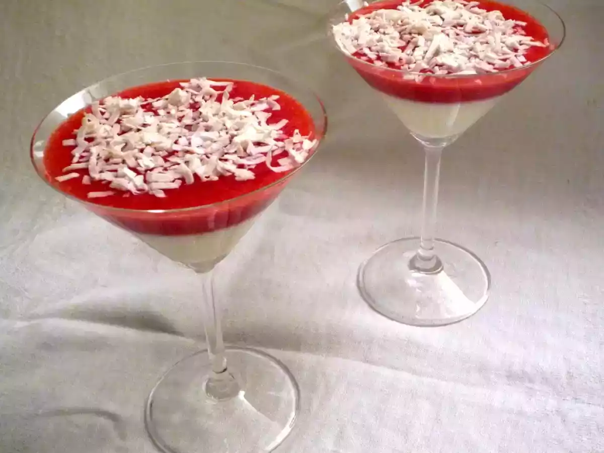 Verrine fraîcheur à la fraise