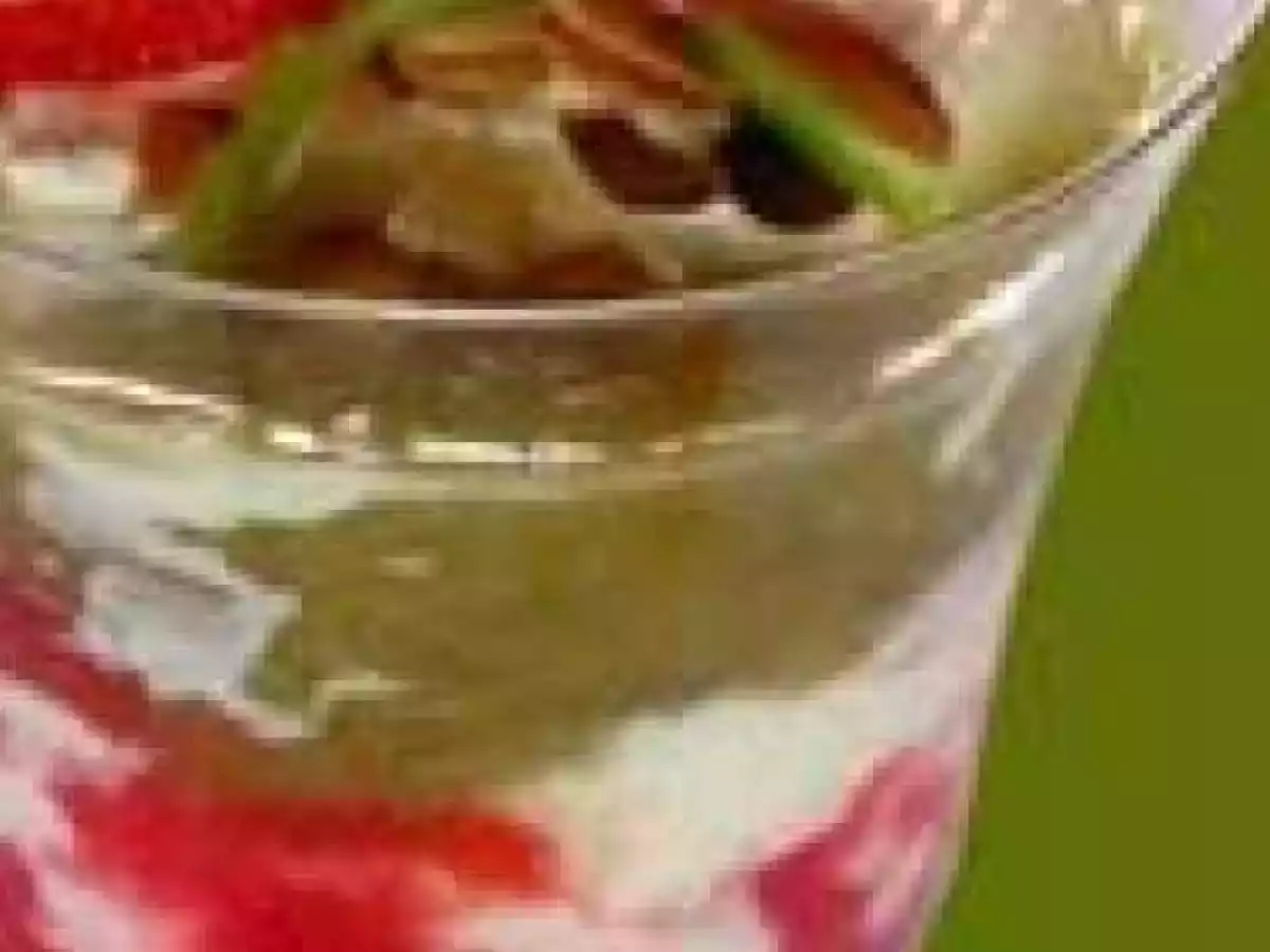 Verrine fraise rhubarbe - photo 3