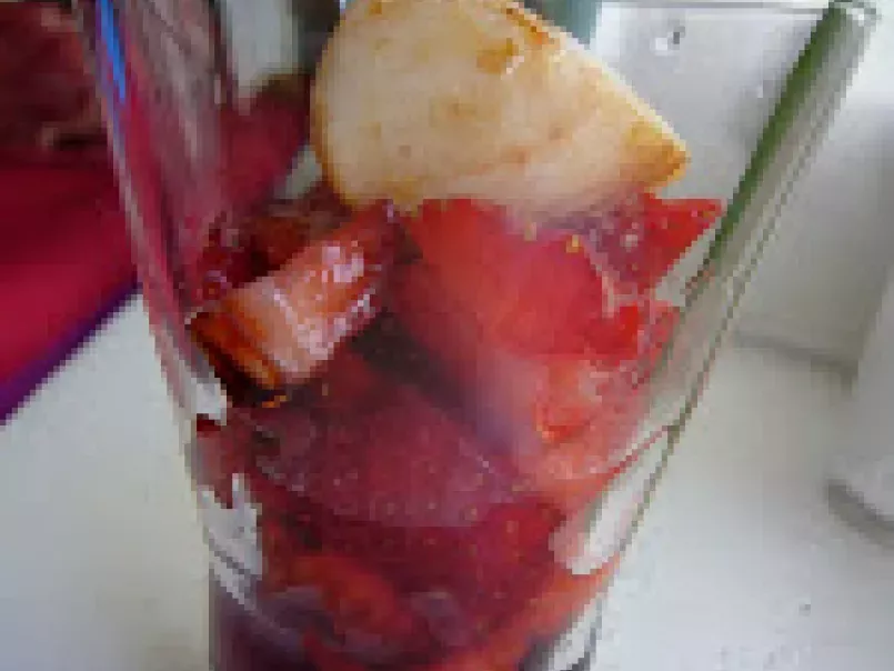 Verrine fraises - Saint Jacques au caramel de vinaigne balsamique - photo 2