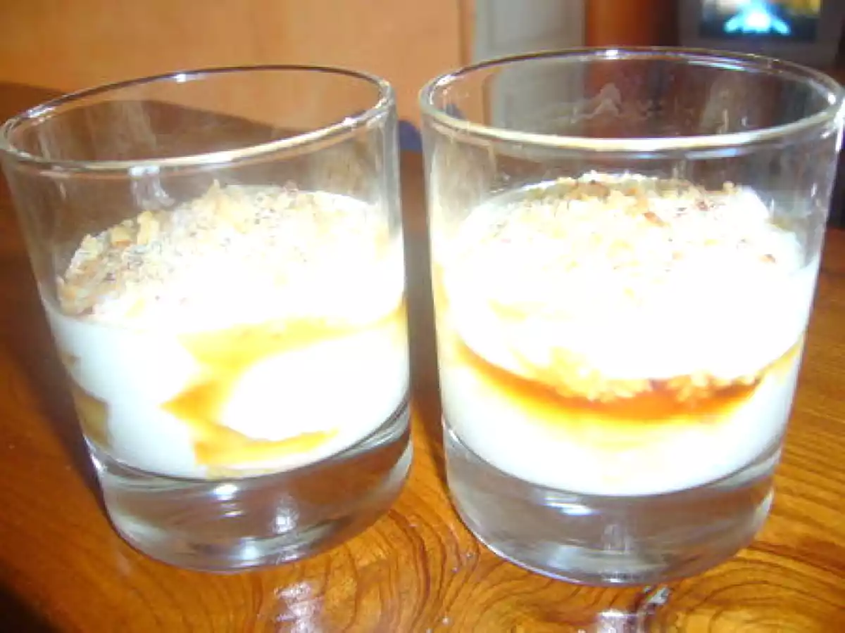 VERRINE FROMAGE BLANC SIROP D ERABLE...
