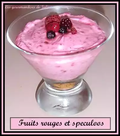 Verrines Fruit Rouges Dessert Recette verrine fruits rouges et spéculos