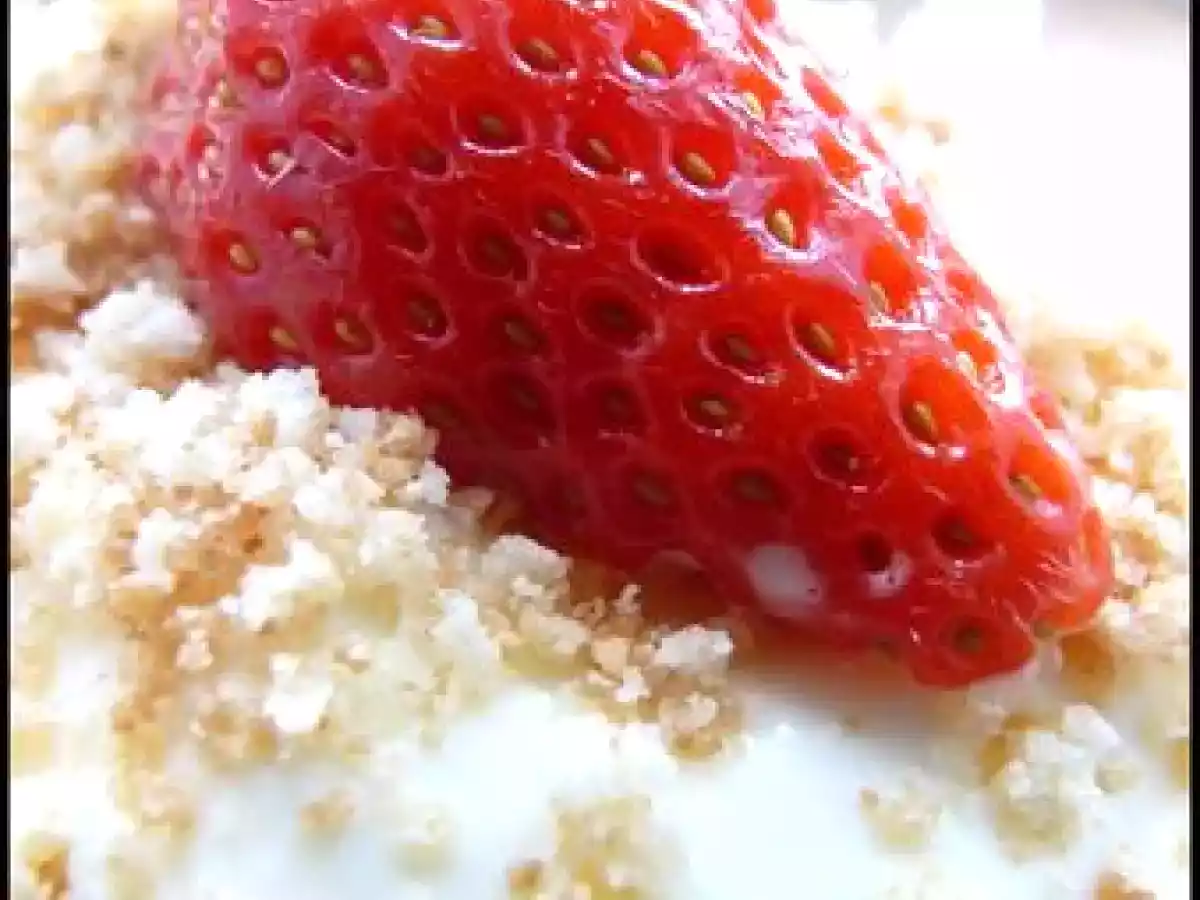 Verrine Gariguettes-mascarpone... palets bretons