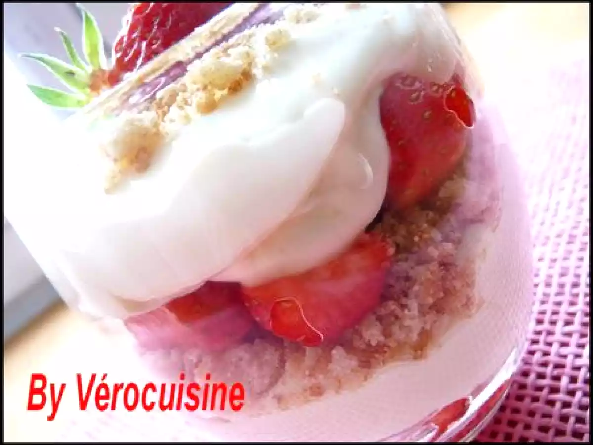 Verrine Gariguettes-mascarpone... palets bretons - photo 2