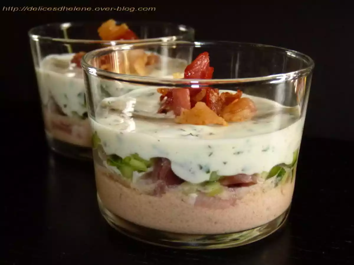 VERRINE JAMBON CRU ET DUO DE MOUSSES - photo 2