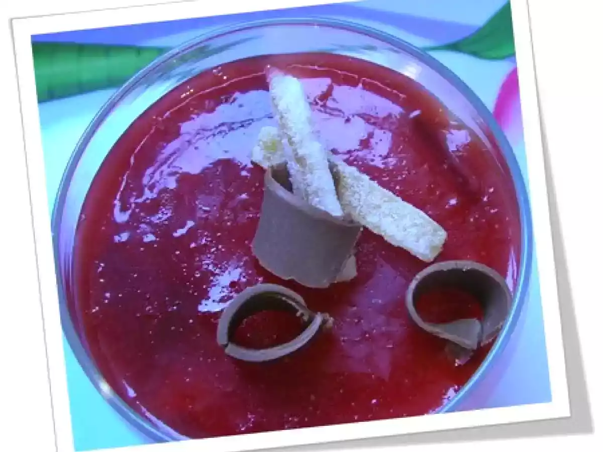 Verrine light à l'orange sanguine