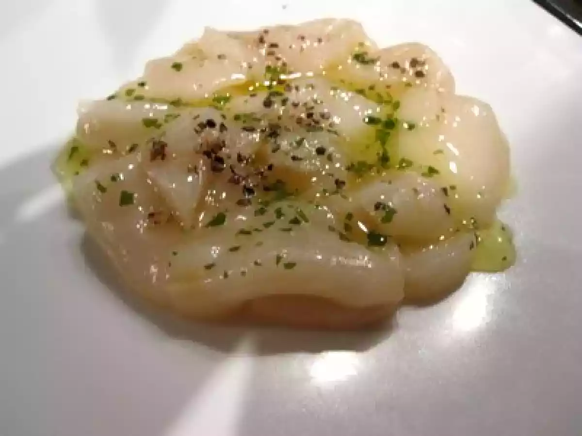 Verrine mangue-crevette et sa chantilly au curry