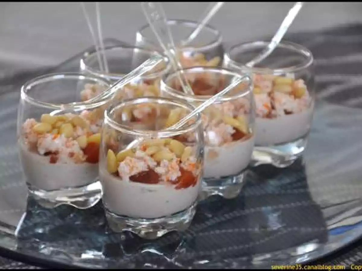 Verrine mousse de Thon - Tomate - Surimi - photo 2
