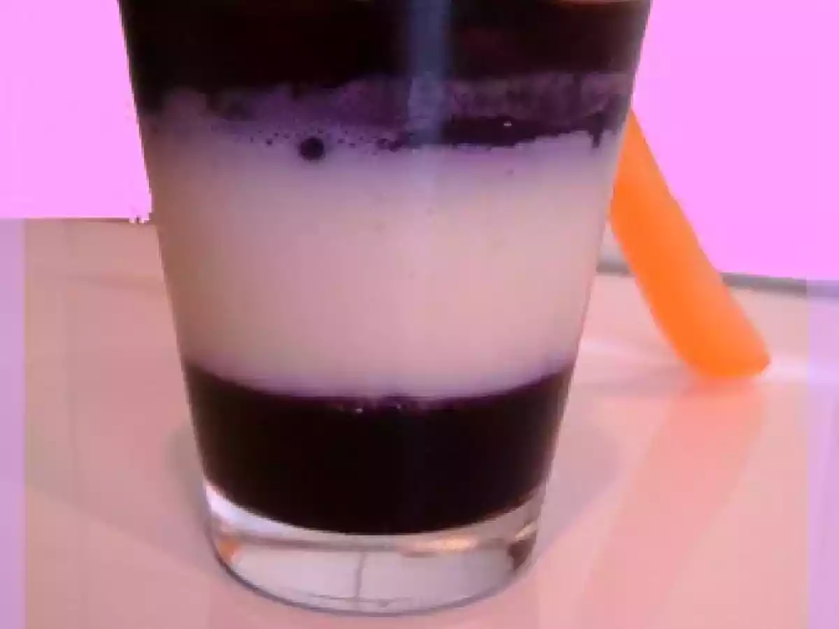 Verrine myrtilles/vanille