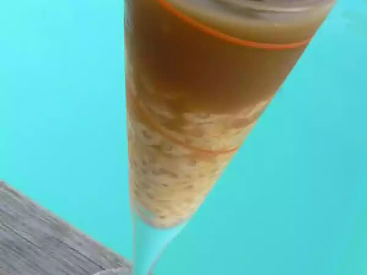 Verrine pêche blanche & perles du Japon