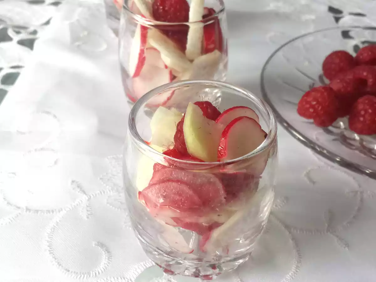 Verrine radis et framboises - photo 2