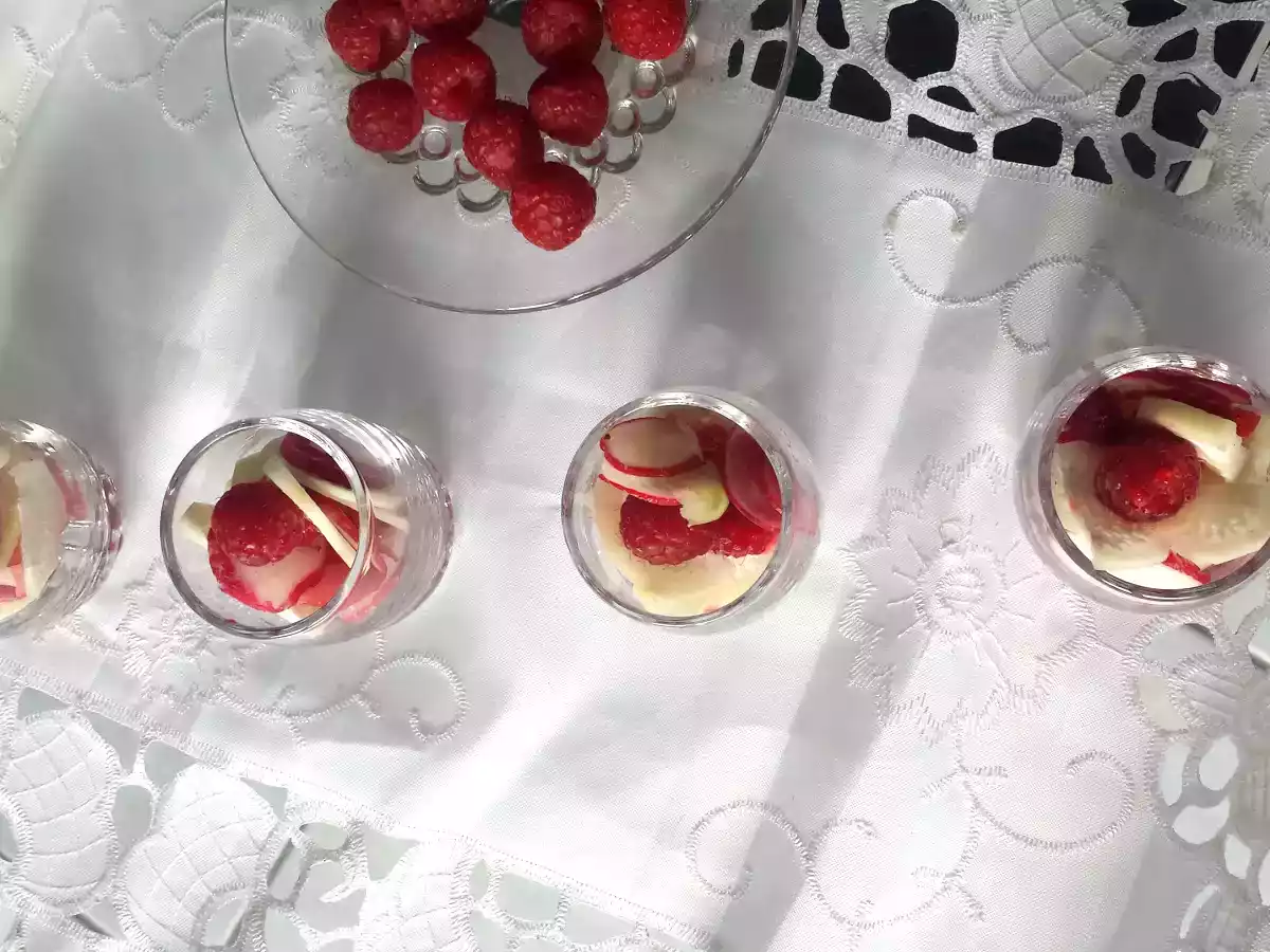 Verrine radis et framboises - photo 3