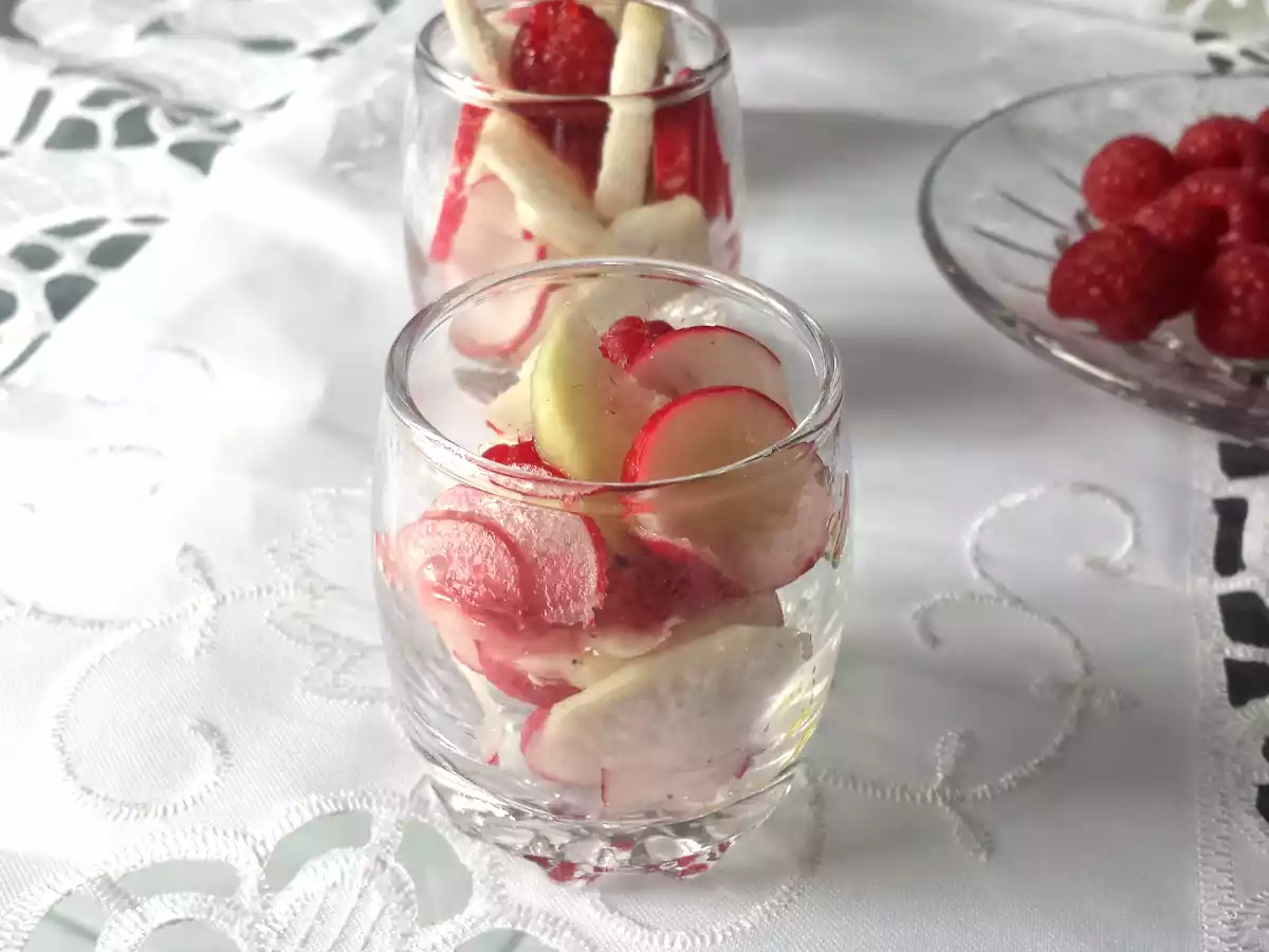 Verrine radis et framboises - photo 4