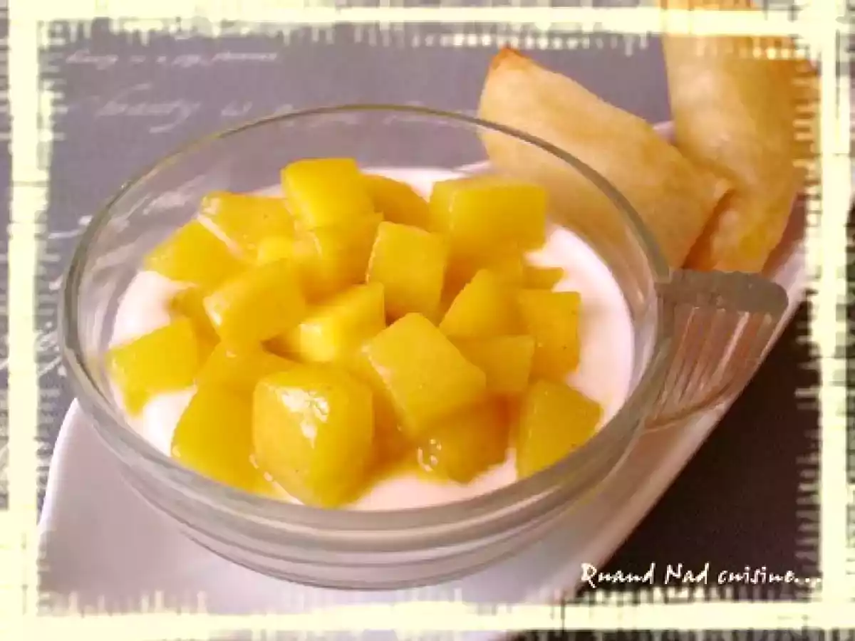 Verrine ricotta-mangue et ses croustillants - photo 2