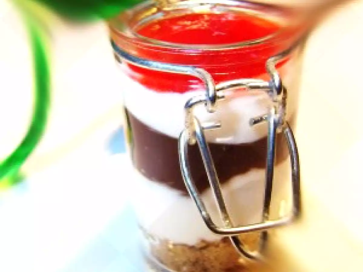 Verrine sauce chocolat