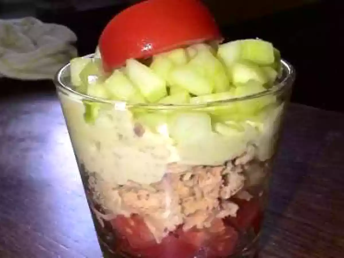 Verrine Saumon Béarnais