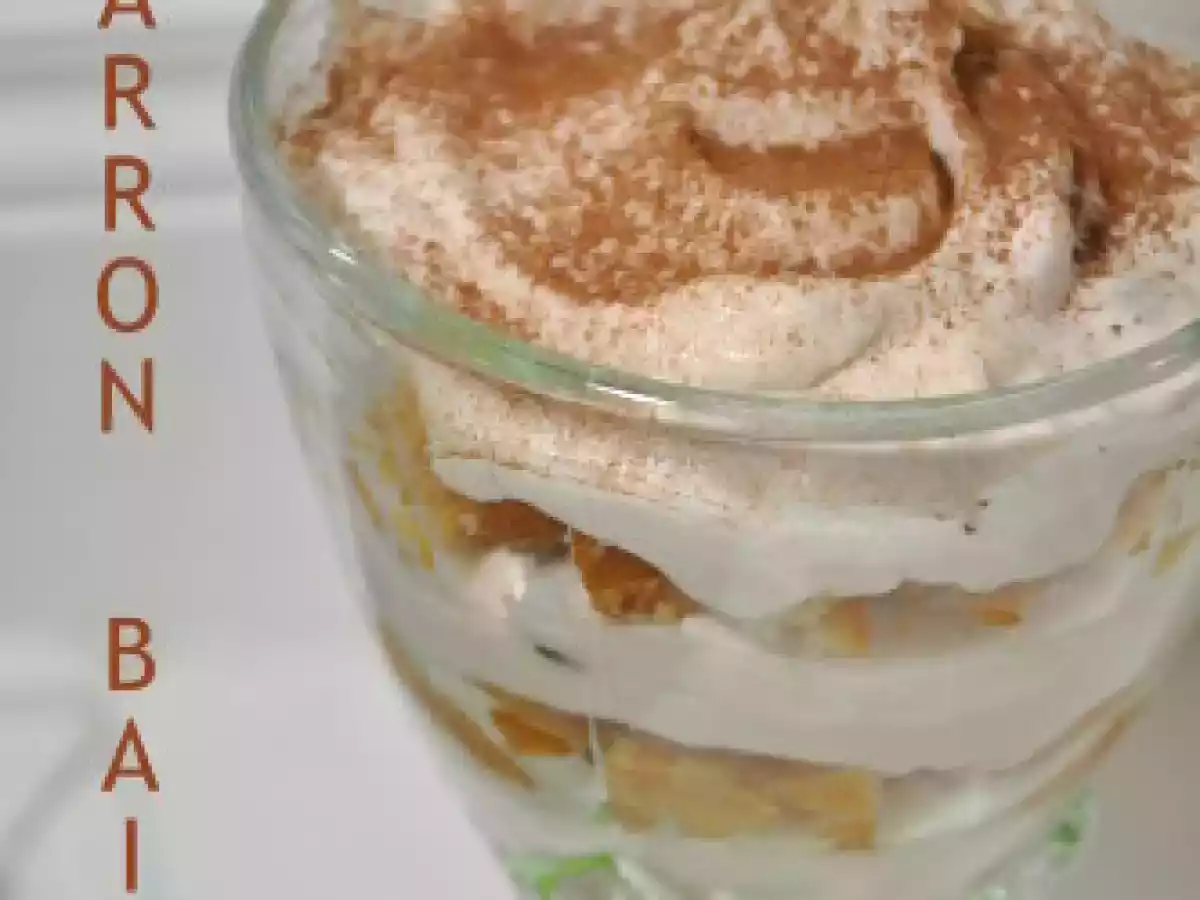 Verrine Tiramisu à la crème de marron et au Baileys