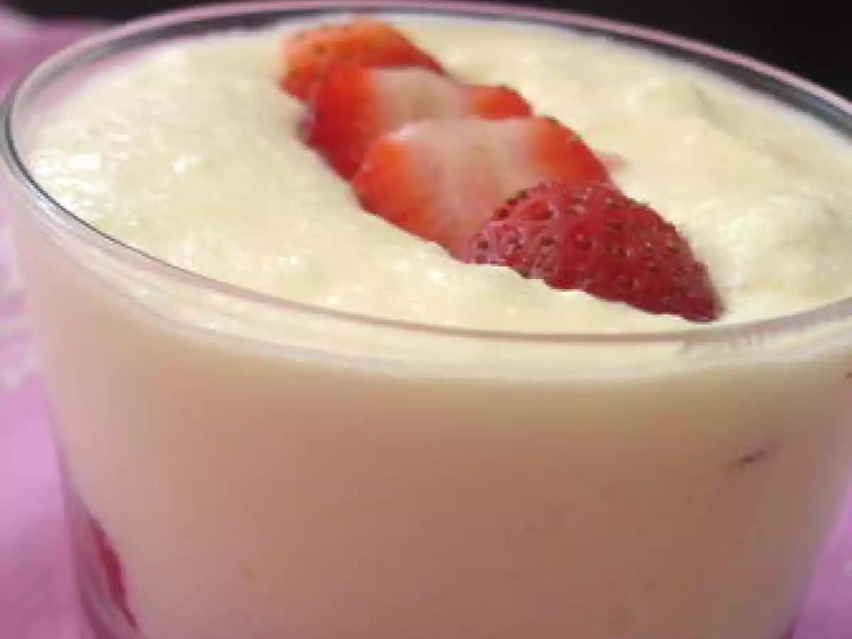 Verrine tiramisu - fraises - amaretto