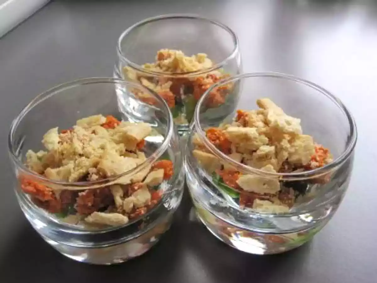 Verrine Tricolore pour l'Apéro