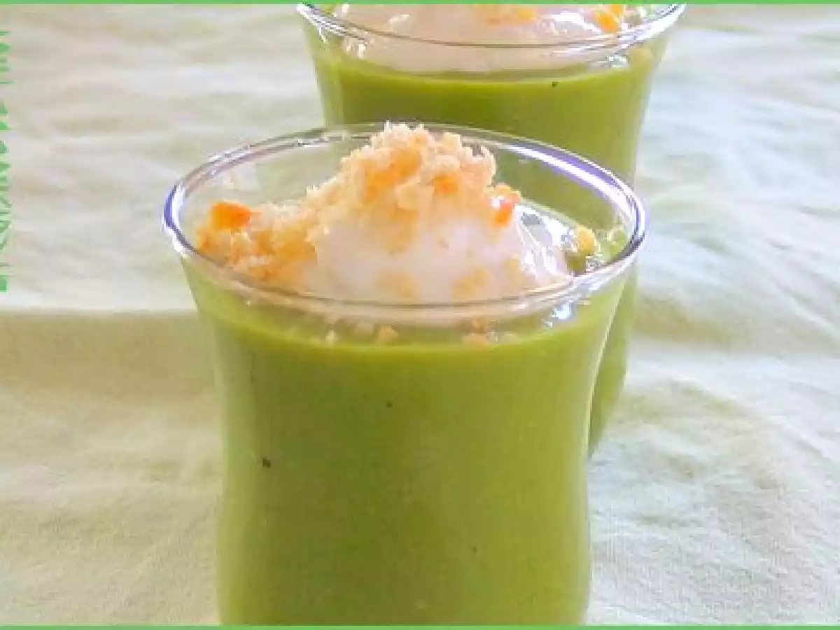 Verrine verte: ricotta et crackers... - photo 2