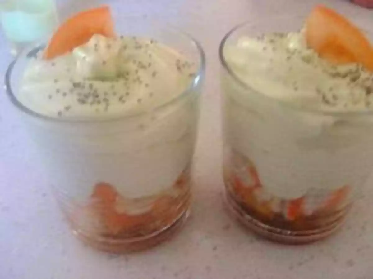 Verrines à la mousse d'avocat