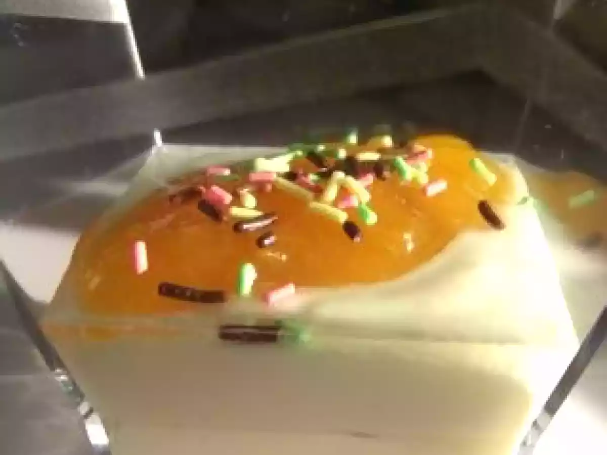 Verrines abricot - crème de calisson