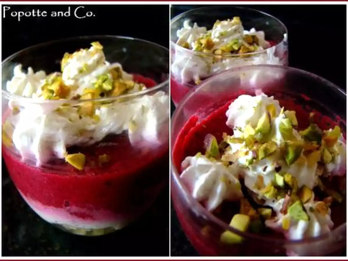 Verrines apéritives 2 - Betterave, pomme, saumon et chantilly au roquefort - photo 2