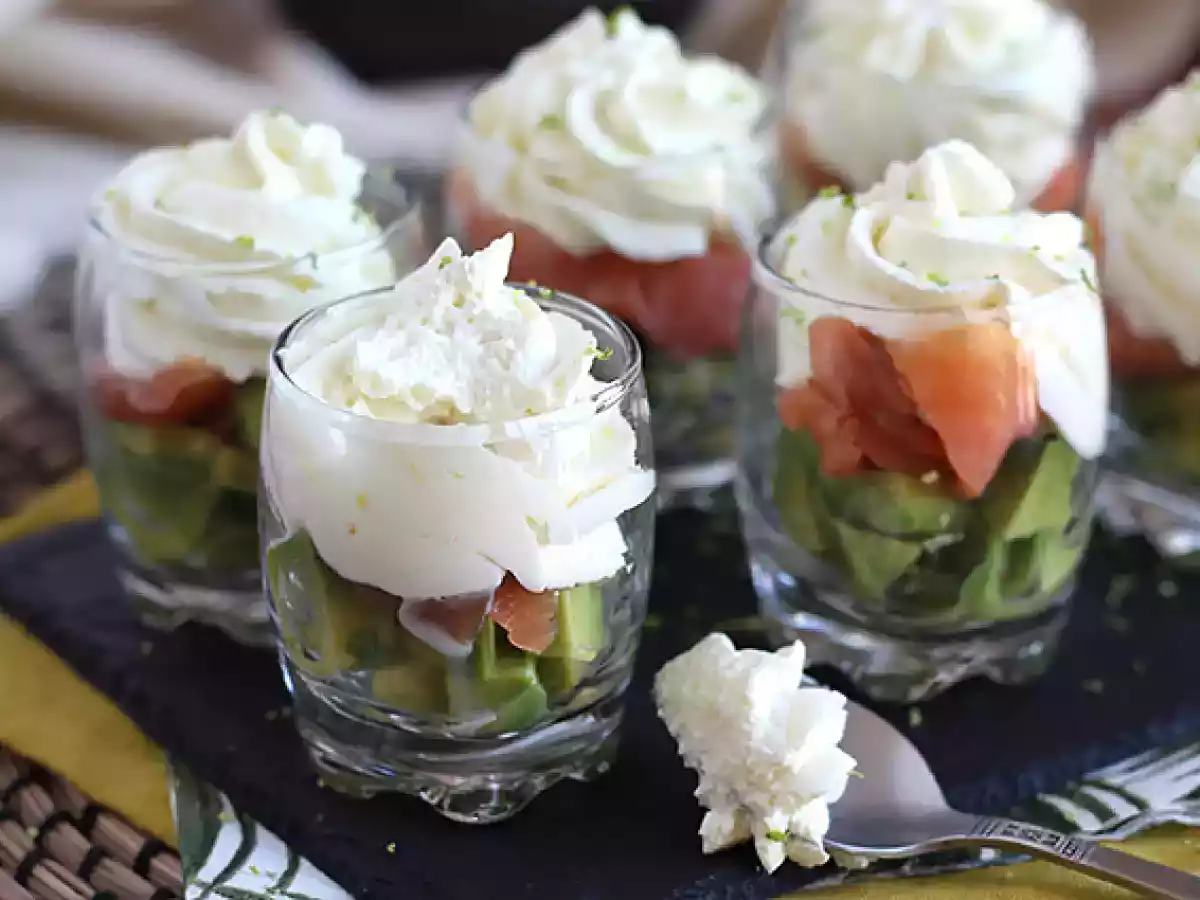 Verrines au saumon fumé et à l'avocat - photo 5